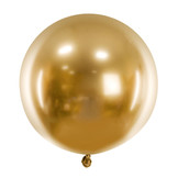 Grote ballon glossy goud (60cm)