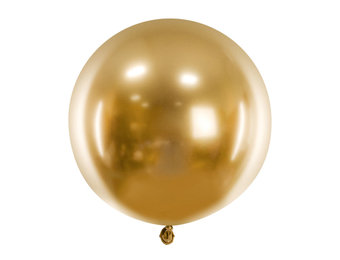 Grote ballon glossy goud (60cm)