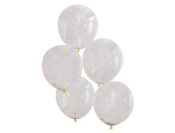 Schuim kralen confetti ballonnen pastel (5st) Ginger Ray