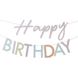 Slinger Happy Birthday Mix It Up Pastel Ginger Ray