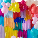 Ballonnenboog en streamers Mix It Up Brights Ginger Ray