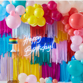 Ballonnenboog en streamers Mix It Up Brights Ginger Ray