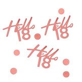 Tafel confetti Hello 18 Ginger Ray
