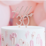 Taarttopper Hello 30 Ginger Ray