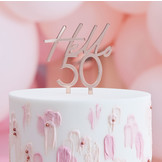 Taarttopper Hello 50 Ginger Ray