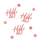 Tafelconfetti Hello 40 Ginger Ray