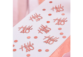 Tafelconfetti Hello 40 Ginger Ray