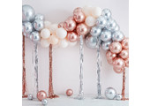 Ballonnenboog metallic & streamers Mix It Up Ginger Ray