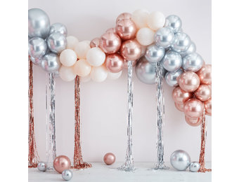 Ballonnenboog metallic  & streamers Mix It Up Ginger Ray