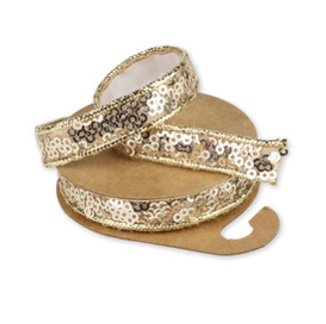 Plaklint pailletten goud