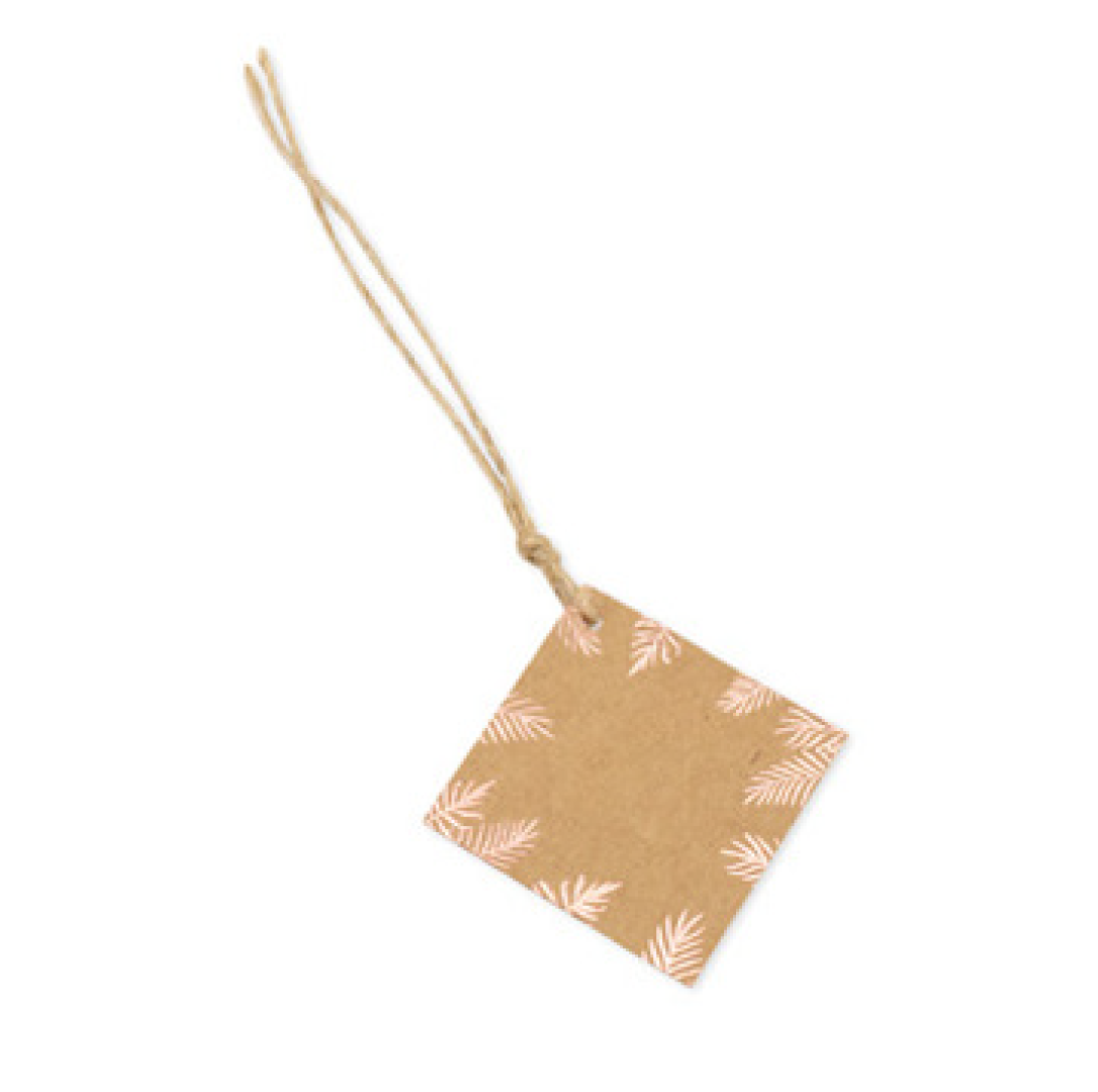 Cadeau labels palm leaf (10st)