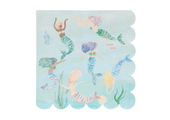 Servetten Mermaids (16st) Meri Meri