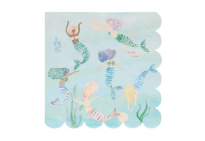 Servetten Mermaids (16st) Meri Meri