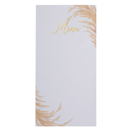 Menu kaarten pampas (10st)