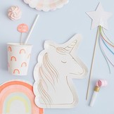 Bordjes Unicorn (8st) Meri Meri