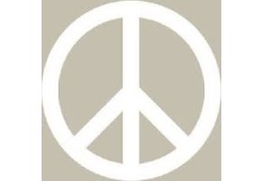 Papieren servetten peace (20st)