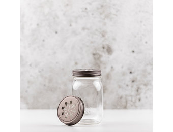 Mason Jar margriet deksel brons