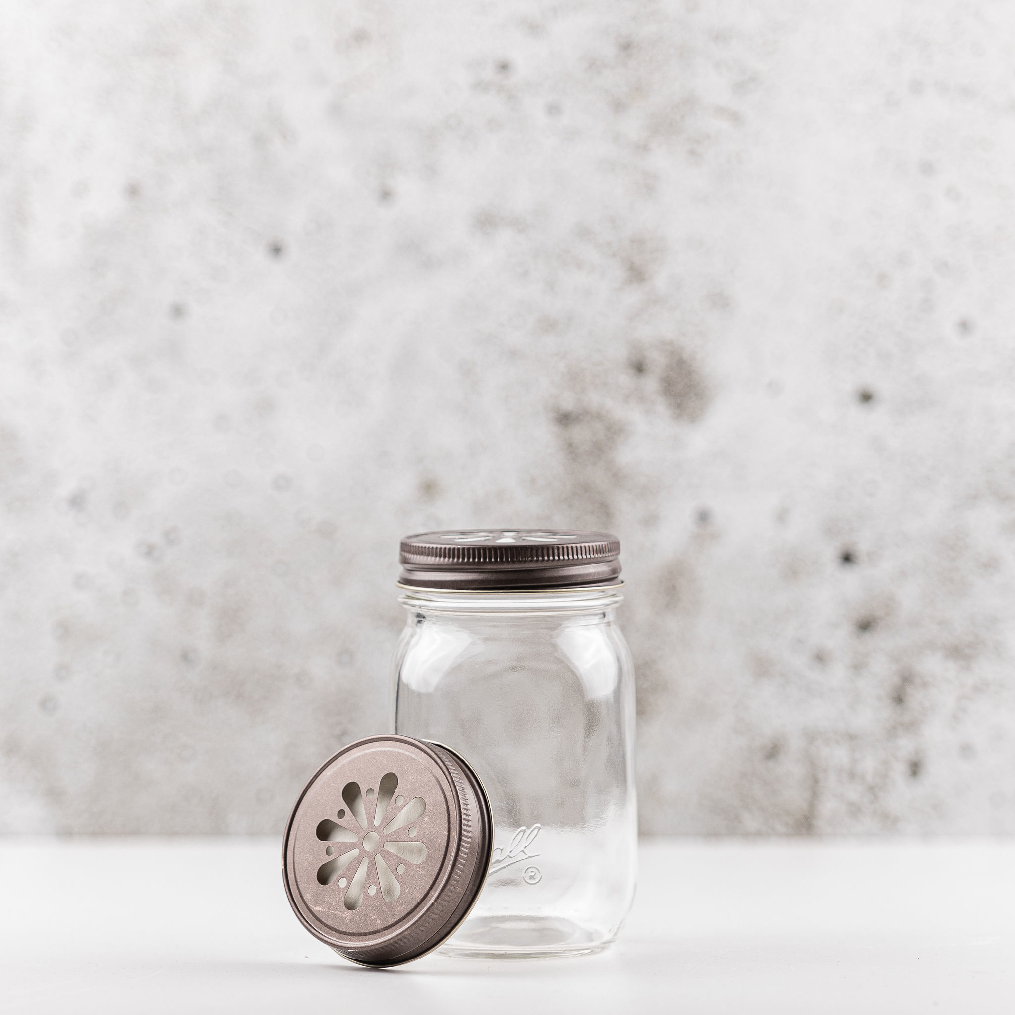 Mason Jar margriet deksel brons