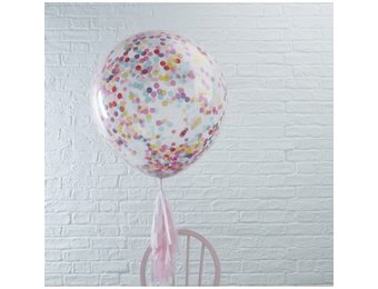 Mega confetti ballonnen (3st) Ginger Ray