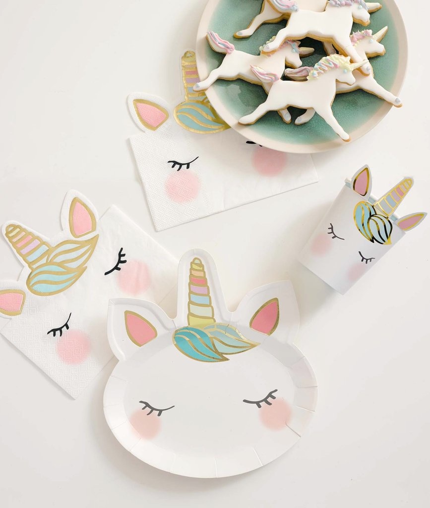 Unicorn bordjes (8st) Talking Tables
