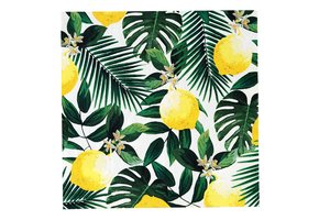 Servetten palm lemon (20st) Talking Tables
