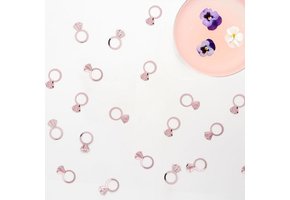 Tafelconfetti ringen rosegoud HootyBalloo