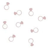Tafelconfetti ringen rosegoud HootyBalloo