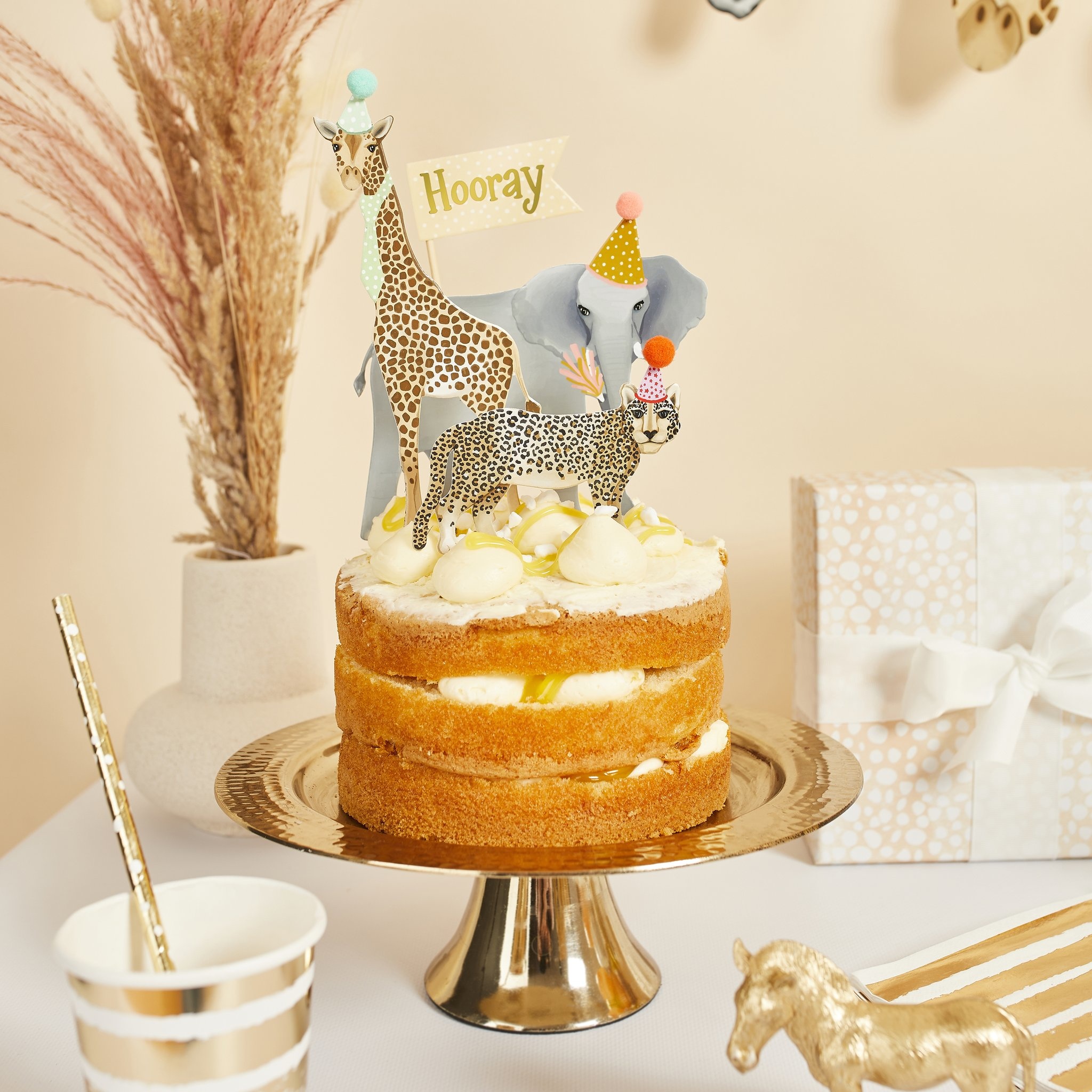Taarttopper Party Animal (4st) Hootyballoo