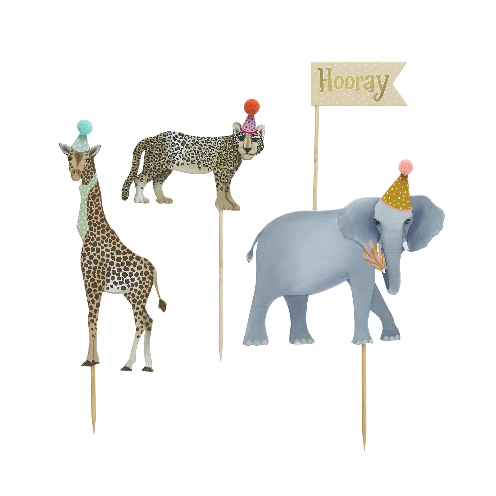 Taarttopper Party Animal (4st) Hootyballoo