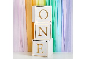 Pop up ONE blokken goud Hootyballoo