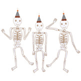Skeletten  groot Vintage Halloween (3st) Meri Meri