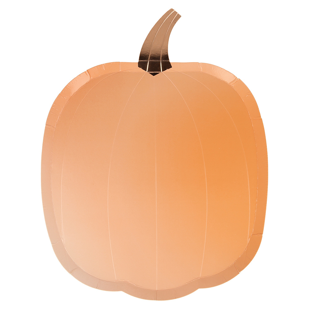 Pompoen borden Vintage Halloween (8st) Meri Meri