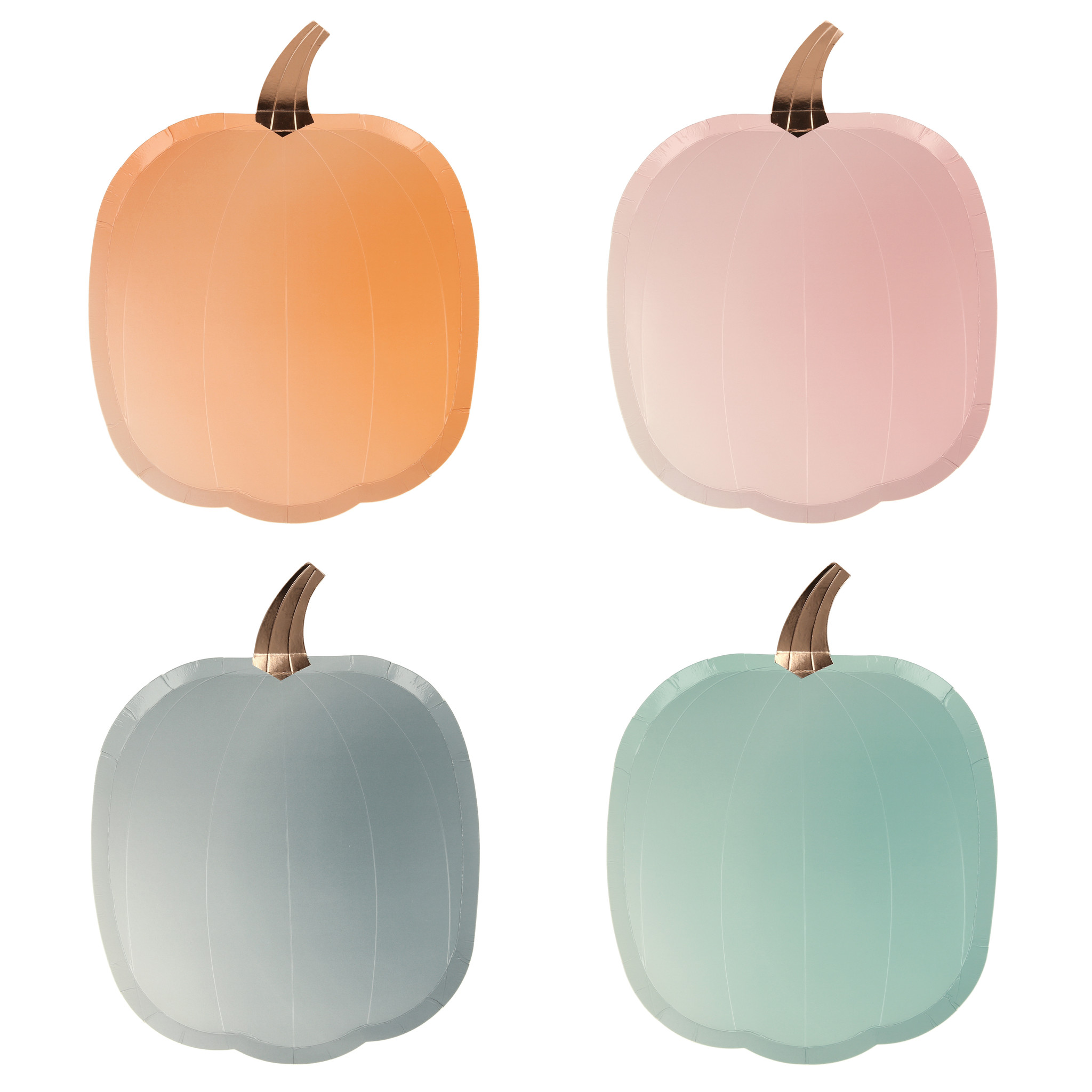 Pompoen borden Vintage Halloween (8st) Meri Meri