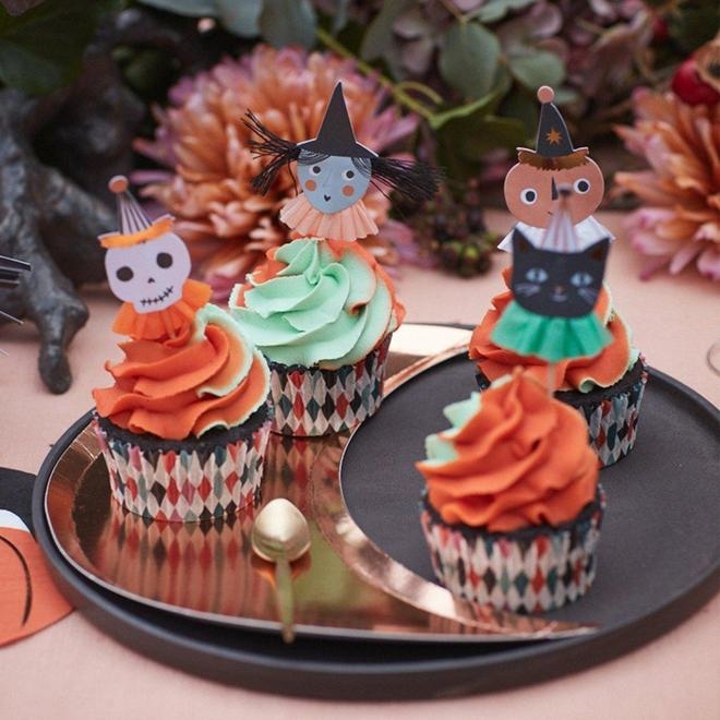 Cupcake kit Vintage Halloween (48st) Meri Meri
