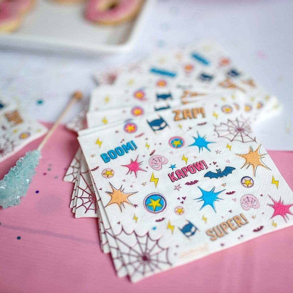 Super Hero Star servetten (20st) The Great Pretenders