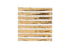 Servetten goud strepen (20st) Hootyballoo