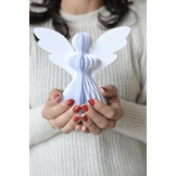 Kersthanger engel wit (medium) Delight Department