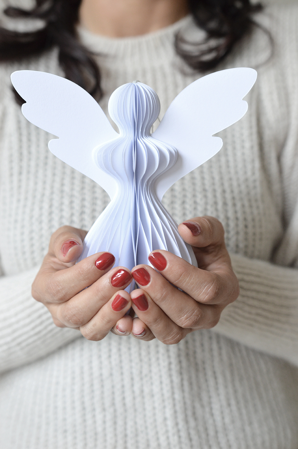 Kersthanger engel wit (medium) Delight Department