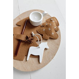 Servethouder vilt caramel Delight Department