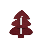 Servethouder vilt cranberry red Delight Department