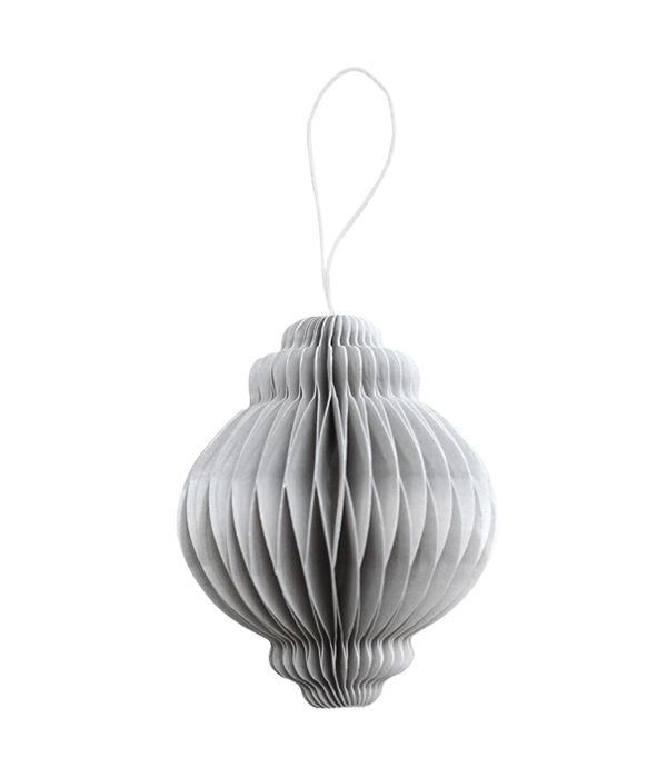 Kersthanger grijs (5st) Delight Department