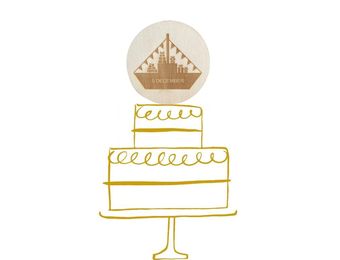 Sinterklaas taarttopper - Stoomboot