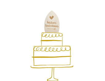 Sinterklaas taarttopper - Mijter