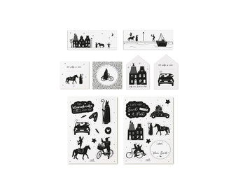 Sint set cadeaukaartjes + cadeaustickers (25st)