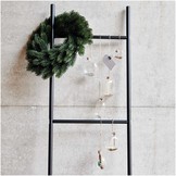 Kersthanger glas met dennentak en dennenappel