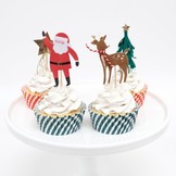 Cupcake kit Christmas (48st) Meri Meri