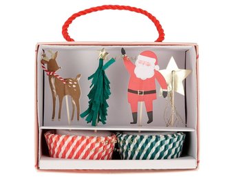 Cupcake kit Christmas (48st) Meri Meri