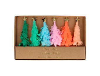 Prikkers Rainbow Trees (12st) Meri Meri