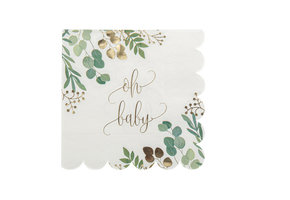Servetten Oh Baby Botanical (16st)