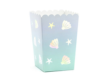 Popcorn bekers mermaid (6st)